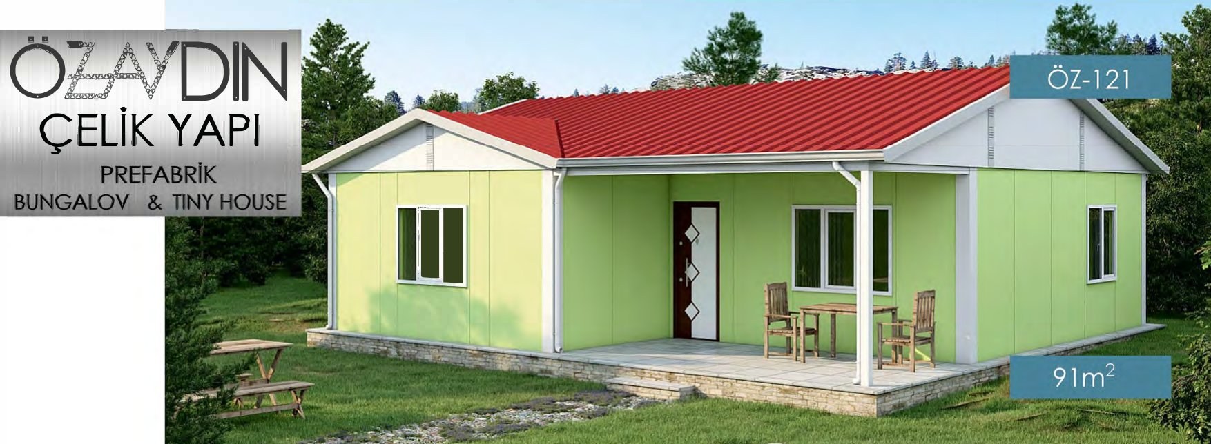 ÖZ-121 Hafif Çelik 91m²